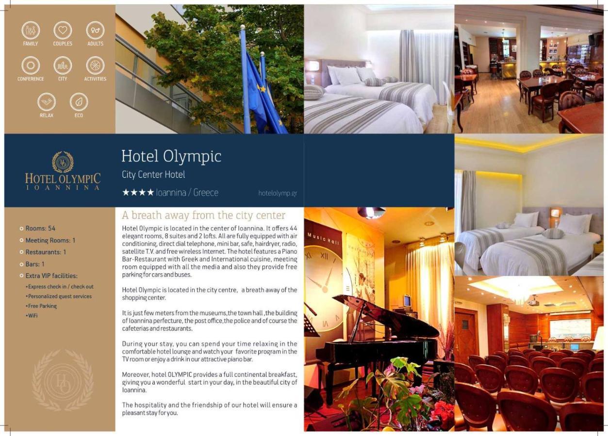 Hotel Olympic Ioannina Exterior foto